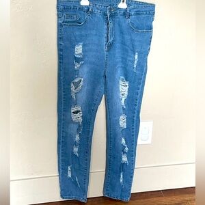 SHEIN brand ripped skinny jeans - 1X